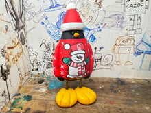 Load image into Gallery viewer, Nottingham Forest Christmas showman jumper penguin with woolly hat