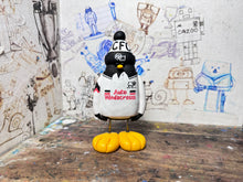 Load image into Gallery viewer, Derby County shirt 92 penguin with woolly hat