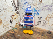 Load image into Gallery viewer, Queens Park Rangers penguin 1985/86 with football and woolly hat