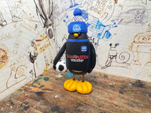 Load image into Gallery viewer, Peterborough United penguin 2002/3 with football and woolly hat