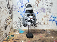 Load image into Gallery viewer, Notts County Christmas jumper, magpie rear mirror, car keyring or Christmas tree, decoration snowman jumper 