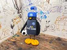 Load image into Gallery viewer, Peterborough United penguin 2014/15 with football and woolly hat