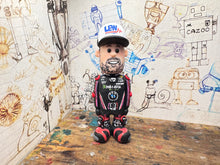 Load image into Gallery viewer, Peter Hickman cartoon character with moving head 2025