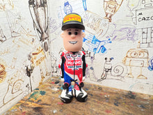 Load image into Gallery viewer, Danny Kent cartoon character with moving head 2025