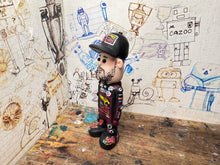 Load image into Gallery viewer, Jake Dixon motogp 2 cartoon character with moving head