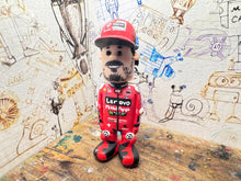 Load image into Gallery viewer, Pecco Bagnaia cartoon character with moving head 2025