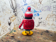 Load image into Gallery viewer, Wrexham AFC Christmas jumper with football penguin with woolly hat