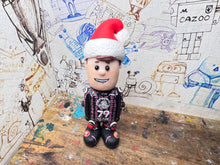 Load image into Gallery viewer, Storm Stacey Christmas special cartoon character with moving head 2025