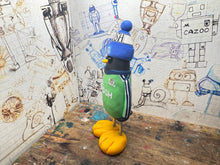 Load image into Gallery viewer, Peterborough United big penguin 2000/1 away shirt with woolly hat