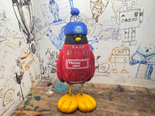 Load image into Gallery viewer, Peterborough United big penguin 1994 away shirt with woolly hat