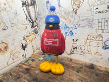 Load image into Gallery viewer, Peterborough United big penguin 1994 away shirt with woolly hat