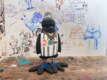 Load image into Gallery viewer, Notts County magpie national league playoff winners 2023 shirt with woolly hat