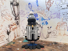 Load image into Gallery viewer, Notts County magpie retro kit 1993/94 with woolly hat no