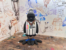 Load image into Gallery viewer, Notts County magpie national league playoff winners 2023 shirt with woolly hat