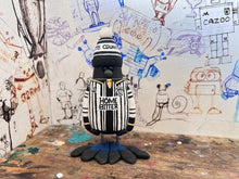 Load image into Gallery viewer, Notts County magpie retro kit 1993/94 with woolly hat no