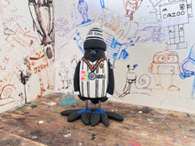 Load image into Gallery viewer, Notts County magpie national league playoff winners 2023 shirt with woolly hat
