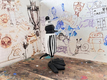 Load image into Gallery viewer, Notts County magpie home without sponsor 2024 kit with woolly hat