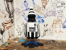 Load image into Gallery viewer, Notts County magpie retro kit 1987 with woolly hat