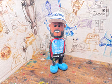 Load image into Gallery viewer, Btcc racing race driver Nic Hamilton with moving head side to side heads 2026 cartoon character
