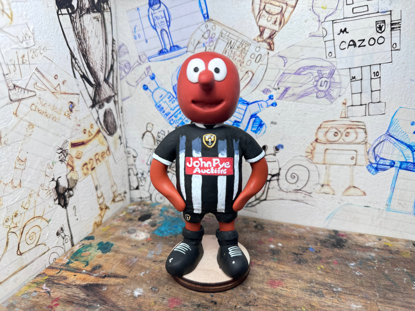 Morph in his notts County kit 2024/25 full kit handmade