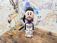 Load image into Gallery viewer, Dan rowbottom btcc cartoon character car mirror keyring
