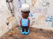 Load image into Gallery viewer, Btcc racing race driver Nic Hamilton with moving head side to side heads 2026 cartoon character
