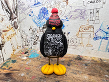 Load image into Gallery viewer, Stranger things penguin with woolly hat

