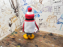 Load image into Gallery viewer, Sheffield United penguin 1992/94 with football and woolly hat

