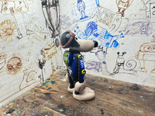 Load image into Gallery viewer, race suit Gromit in his Kyle ride race suit
