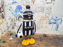 Load image into Gallery viewer, Grimsby town penguin 2026/27 with football and woolly hat
