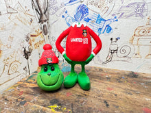 Load image into Gallery viewer, The Grinch in his wrexham shirt and woolly hat
