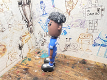 Load image into Gallery viewer, Peterborough United footballer cartoon character (James dornelly)
