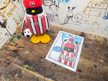 Load image into Gallery viewer, trading card Sheffield United penguin 1978 with football and woolly &amp; trading card
