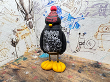 Load image into Gallery viewer, Stranger things penguin with woolly hat
