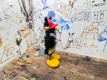 Load image into Gallery viewer, Nottingham Panthers playoff champions 2025 penguin with with medal and elite playoff champions 2025 on the back
