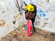 Load image into Gallery viewer, Lewis Hamilton cartoon character car mirror keyring
