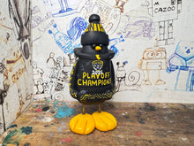 Load image into Gallery viewer, Nottingham Panthers hoodie playoff champions 2025 penguin with woolly hat
