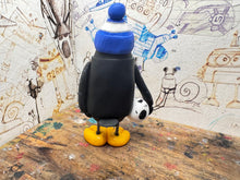Load image into Gallery viewer, Peterborough United penguin away shirt 2026/27 with football and woolly hat
