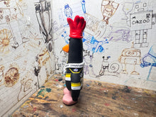 Load image into Gallery viewer, Nottingham Panthers playoff champions 2025 penguin with with medal and elite playoff champions 2025 on the back
