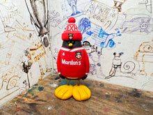 Load image into Gallery viewer, Wrexham AFC 1997 penguin with woolly hat
