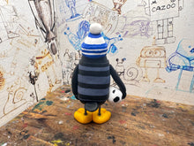 Load image into Gallery viewer, Queens Park Rangers penguin away shirt 2026/27 with football and woolly hat
