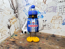 Load image into Gallery viewer, Sheffield Wednesday penguin 1995/97 home shirt with football and woolly hat
