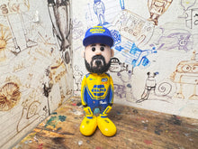 Load image into Gallery viewer, Btcc napa racing race driver Daniel Rowbottom with magnetised heads 2025 (cartoon character)
