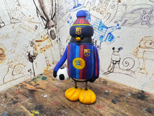 Load image into Gallery viewer, Barcelona penguin 2026/27 with football and woolly hat
