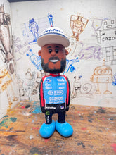 Load image into Gallery viewer, Btcc racing race driver Nic Hamilton with moving head side to side heads 2026 cartoon character
