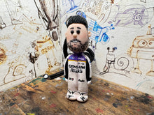 Load image into Gallery viewer, Dan rowbottom btcc cartoon character car mirror keyring
