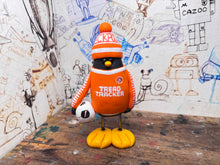 Load image into Gallery viewer, Blackpool penguin 2026/27 with football and woolly hat
