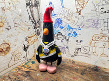 Load image into Gallery viewer, Nottingham Panthers playoff champions 2025 penguin with with medal and elite playoff champions 2025 on the back
