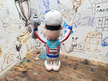 Load image into Gallery viewer, Btcc racing race driver Tom Ingram with moving head (cartoon character) 2025 champion edition hat and trophy
