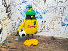 Load image into Gallery viewer, Norwich city penguin home shirt 1997/99 with woolly hat &amp; ball
